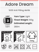 yarnart adore dream